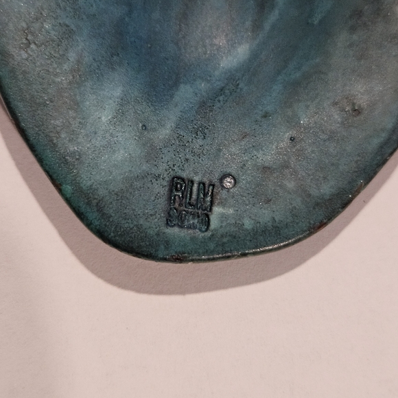 NEW RLM Studio Blue Earrings Bohemian 70s Retro Cottagecore Feminine Preppy - Picture 6 of 8